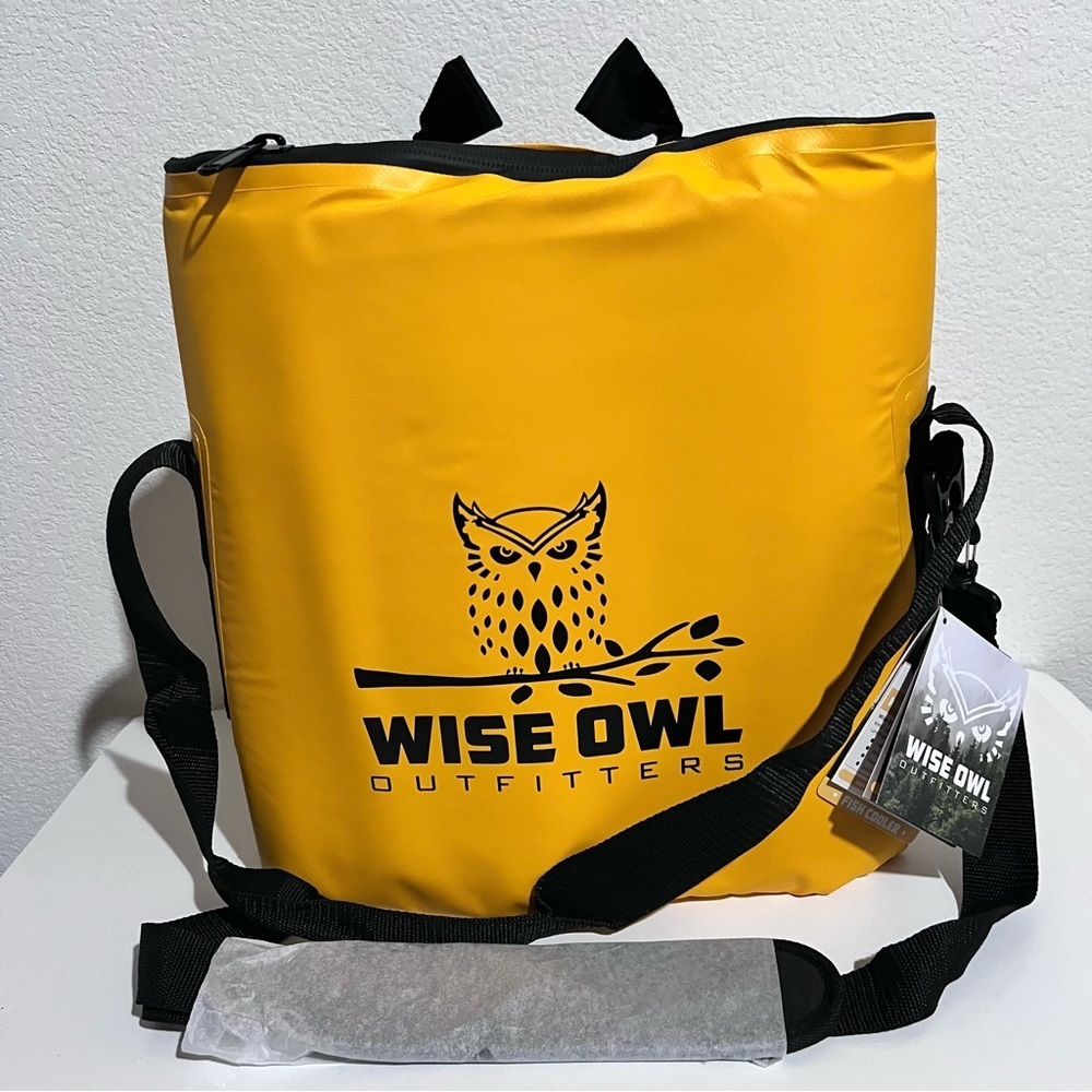 Wise Owl Outfitters Insulated Fish Bag Cooler Portable Ice Chest Camping Fishing - Picture 7 of 13